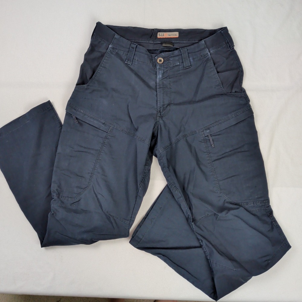 5.11 Tactical Apex Pants Navy Blue Cargo Work Trousers 74434-724 34x32